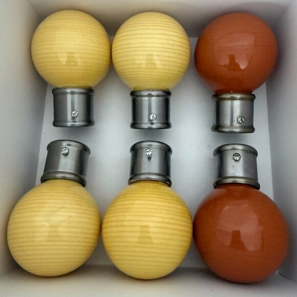 IKEA - Deci - vintage porcelain finials - set of 6 - Picture 2 of 4